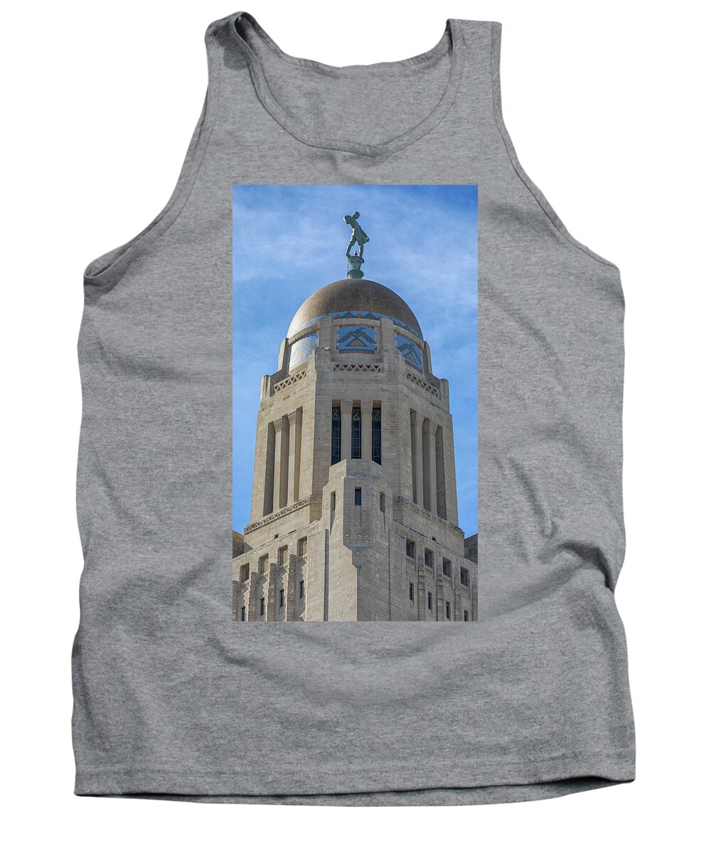 Lincoln Nebraska Tank Top featuring the photograph The Sower by Susan Rissi Tregoning