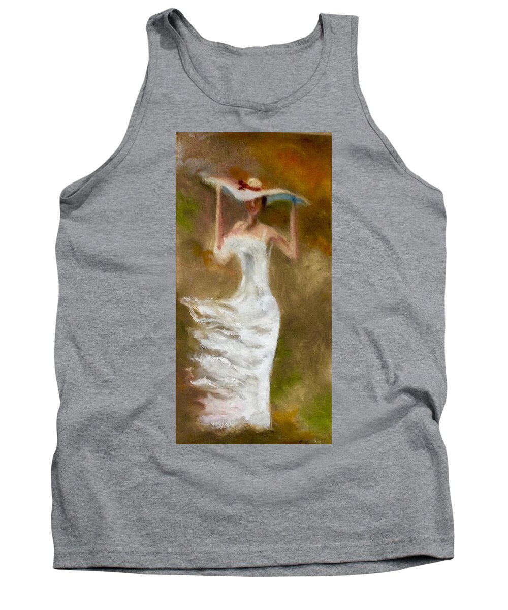 Figurative Tank Top featuring the painting The Summer Wind by Stephen King