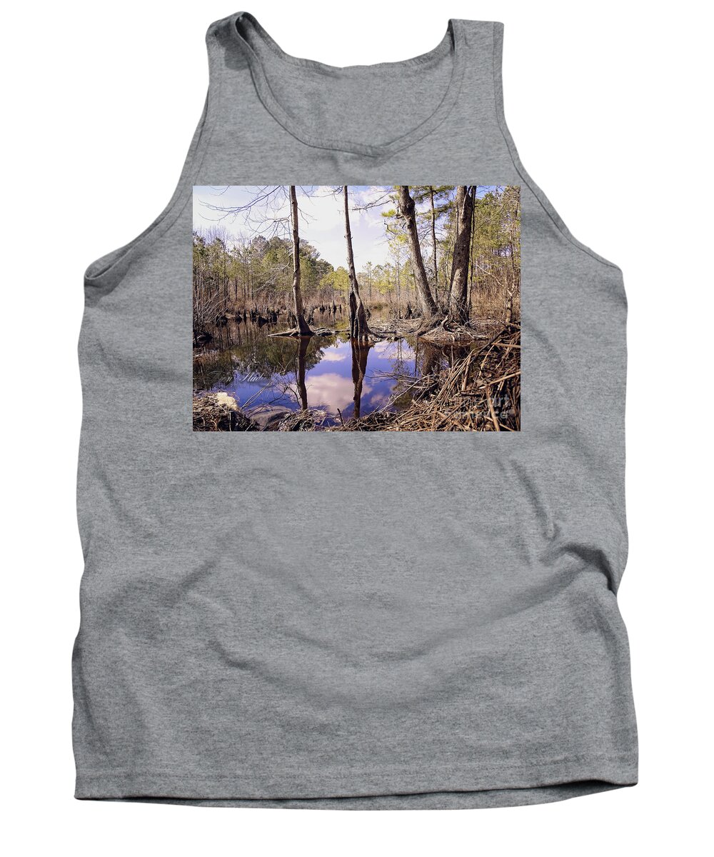 Photoshop Tank Top featuring the photograph The Swamp by Melissa Messick