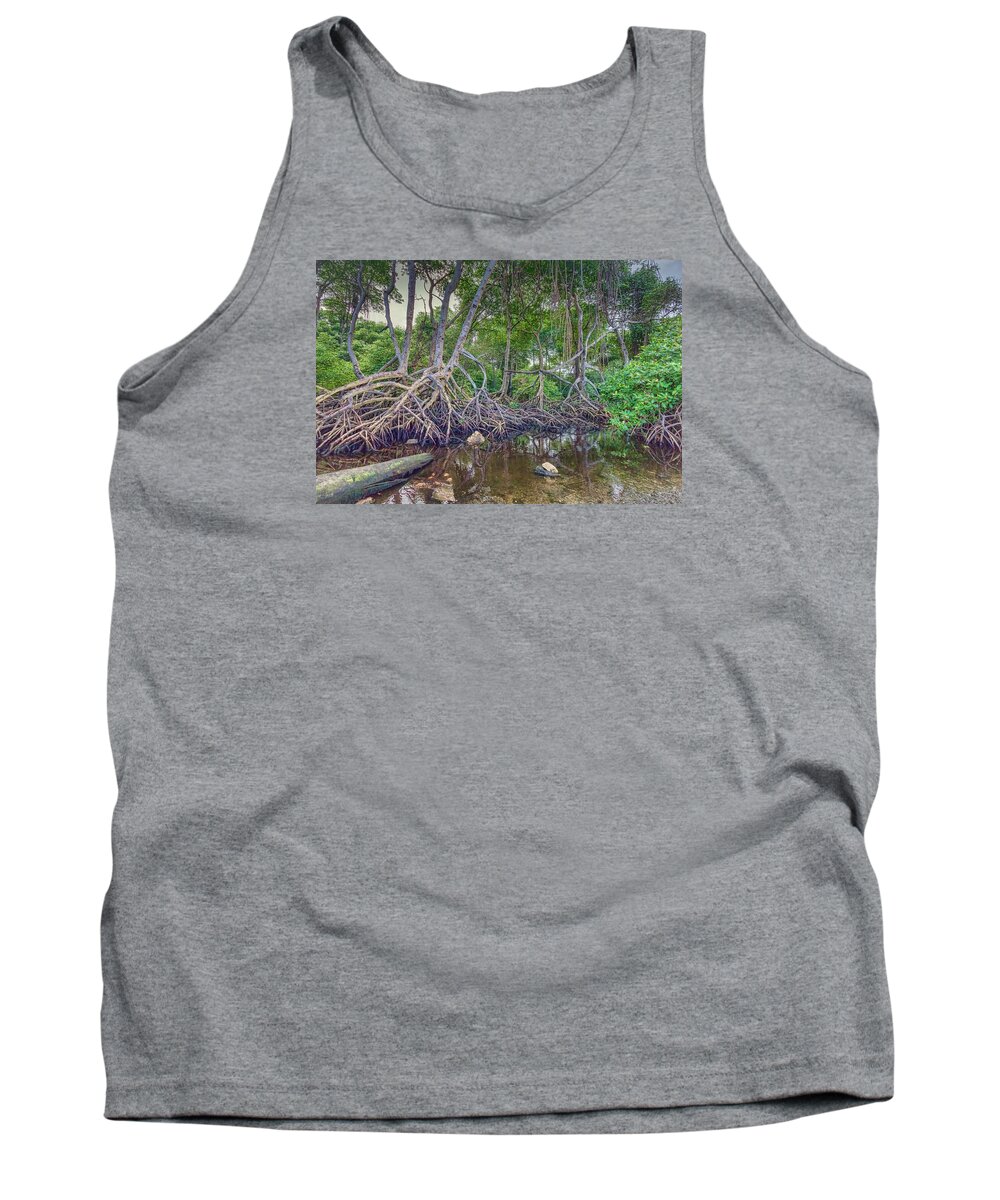 Trinidad Tank Top featuring the photograph The Swamp by Nadia Sanowar