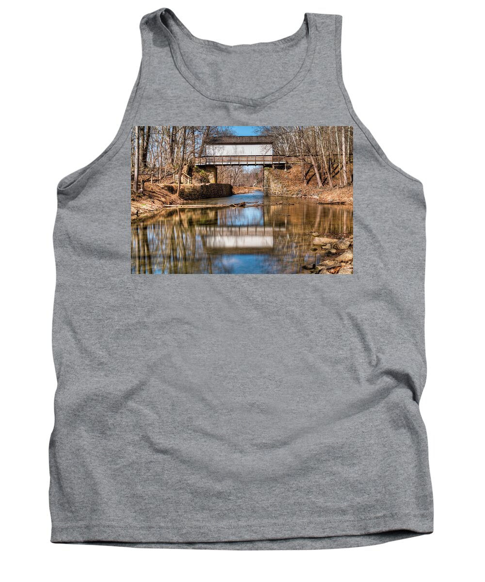 C & O Canal Tank Top featuring the photograph The Wrench House by Dennis Dame