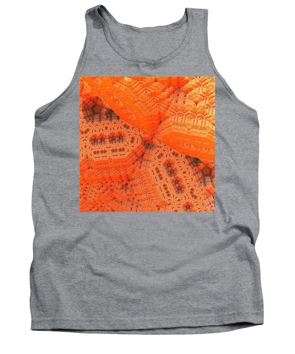 Abstract Tank Top featuring the digital art Theatrical Maze by William Ladson