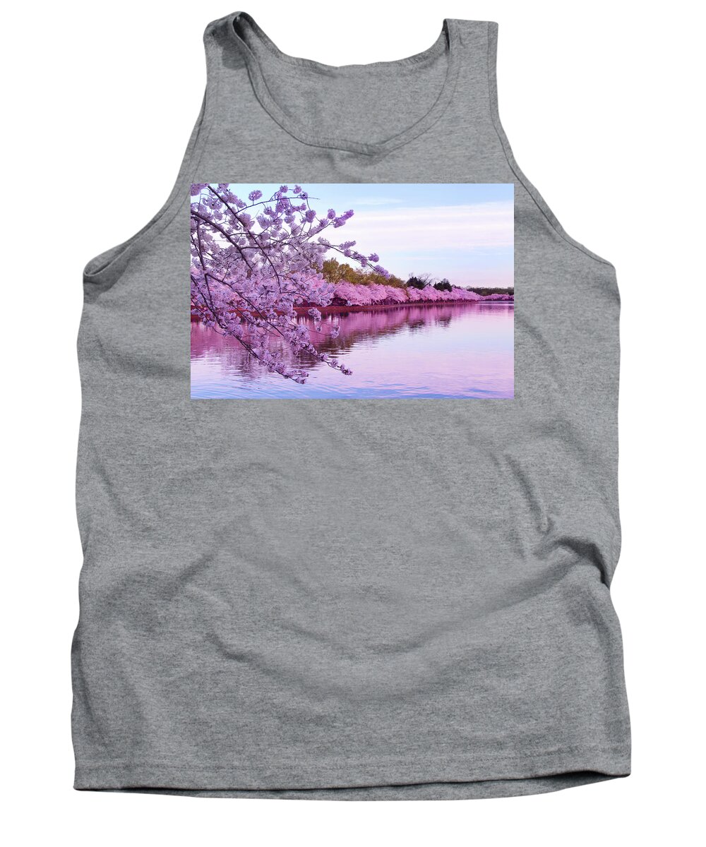 Cherry Blossom Tank Top featuring the photograph There Was A Time by Iryna Goodall