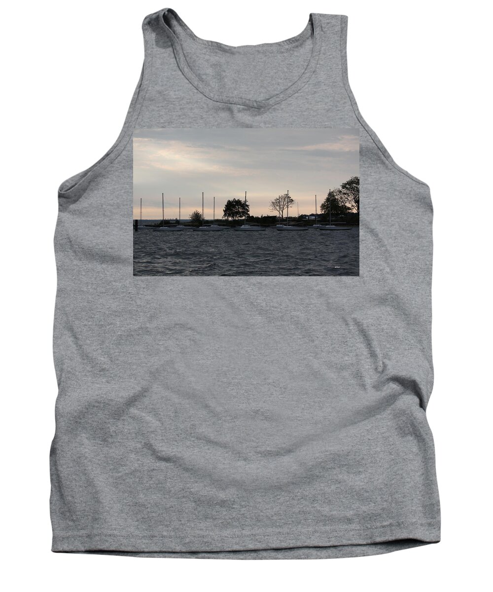 Thomas Tank Top featuring the photograph Thomas Point - Waiting to Sail by Ronald Reid