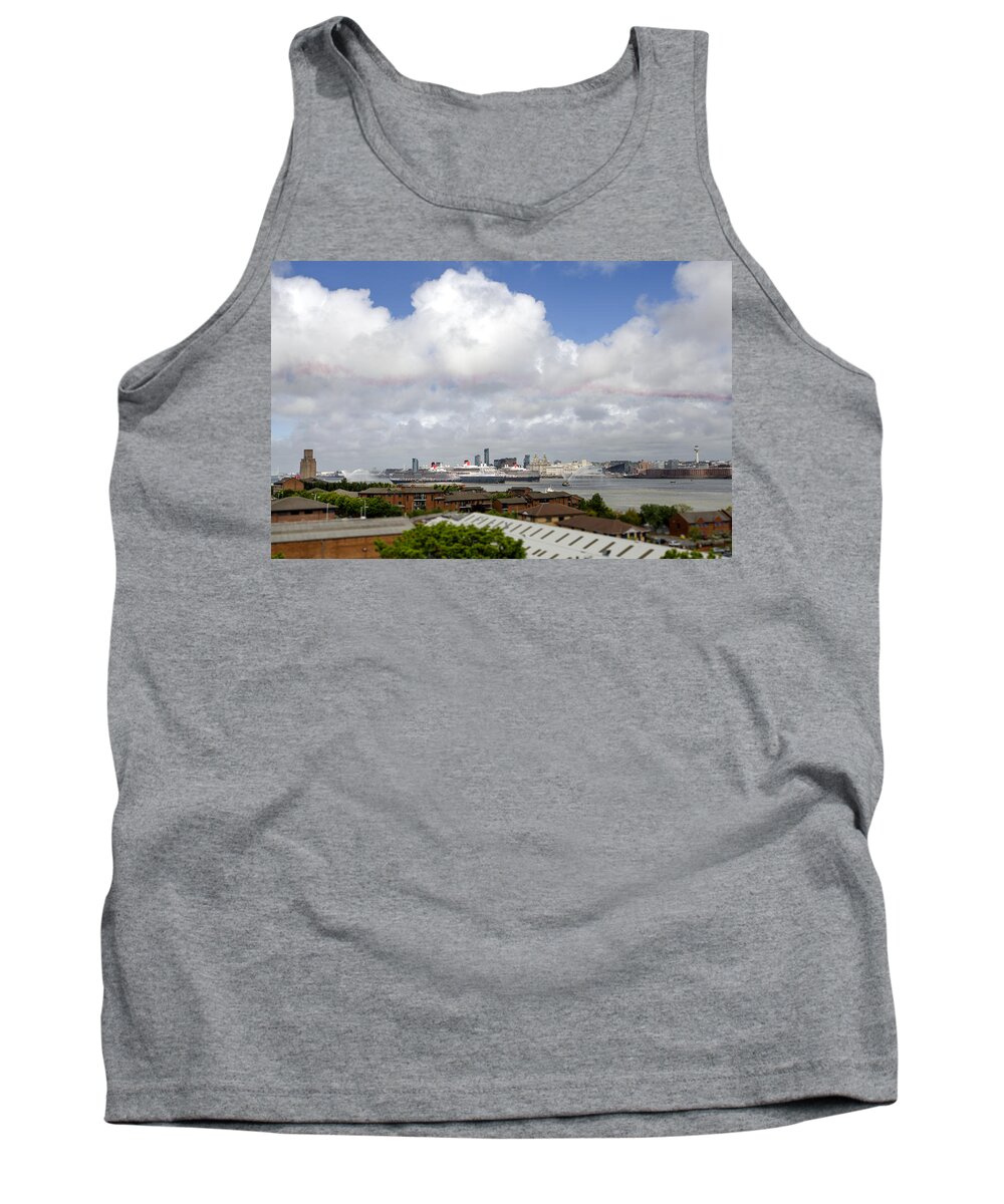 Cunard Tank Top featuring the photograph Three Queens by Spikey Mouse Photography