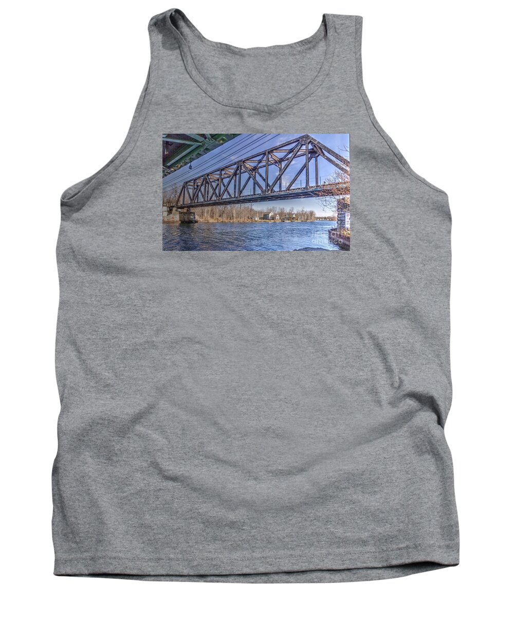 Trains Tank Top featuring the photograph Three Rivers Trestle by Rod Best