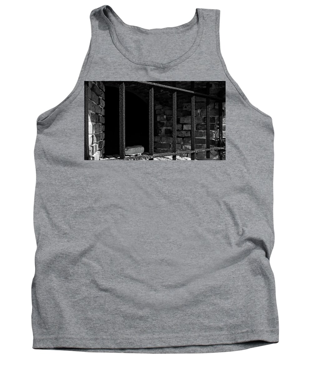 Historic Tank Top featuring the photograph Through the bars 2 by George Taylor