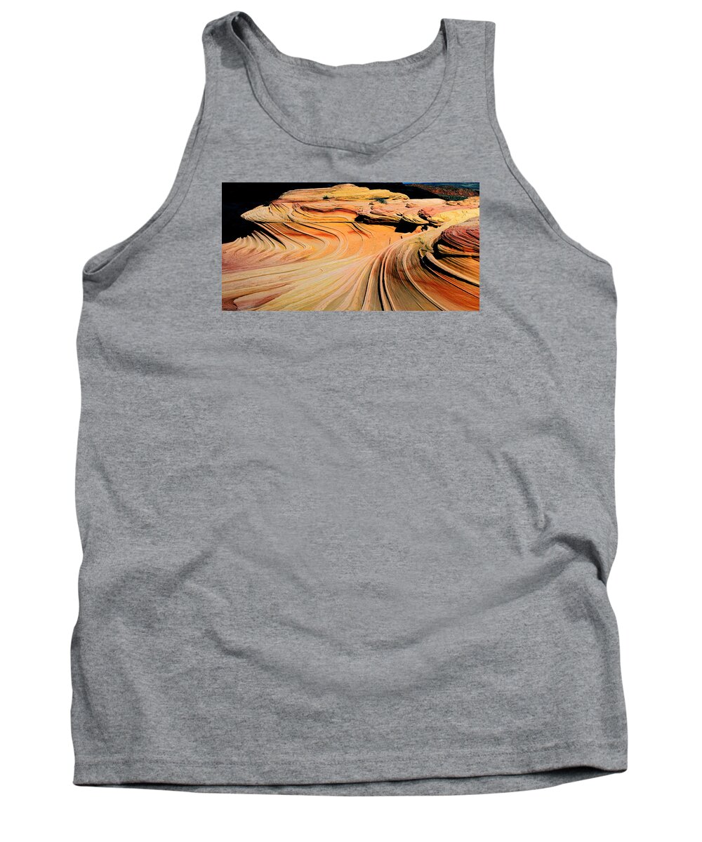 Arizona Landscape Tank Top featuring the photograph Time Lines by Frank Houck