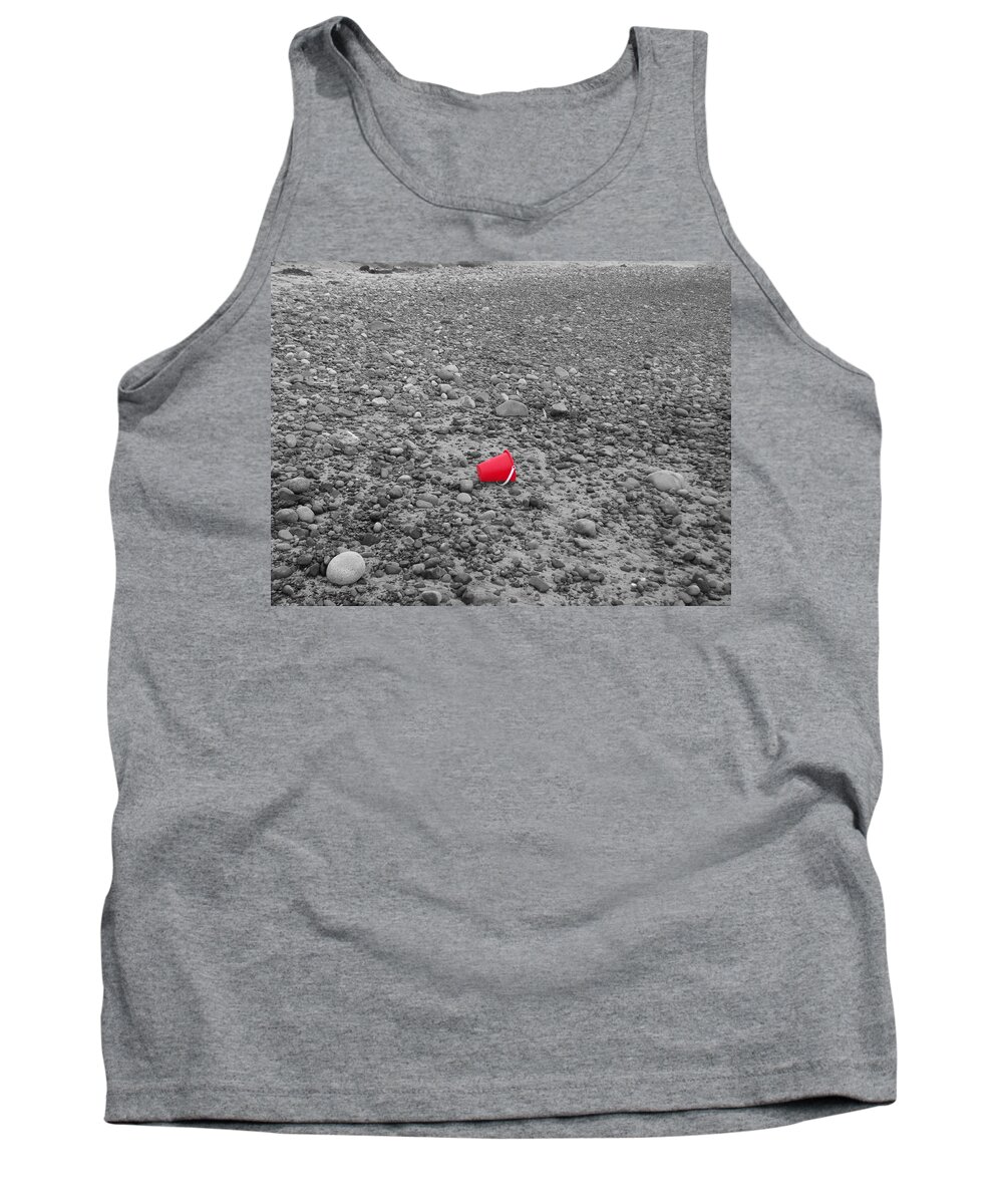 Beach Tank Top featuring the digital art Time To Go Home by Colleen Cornelius