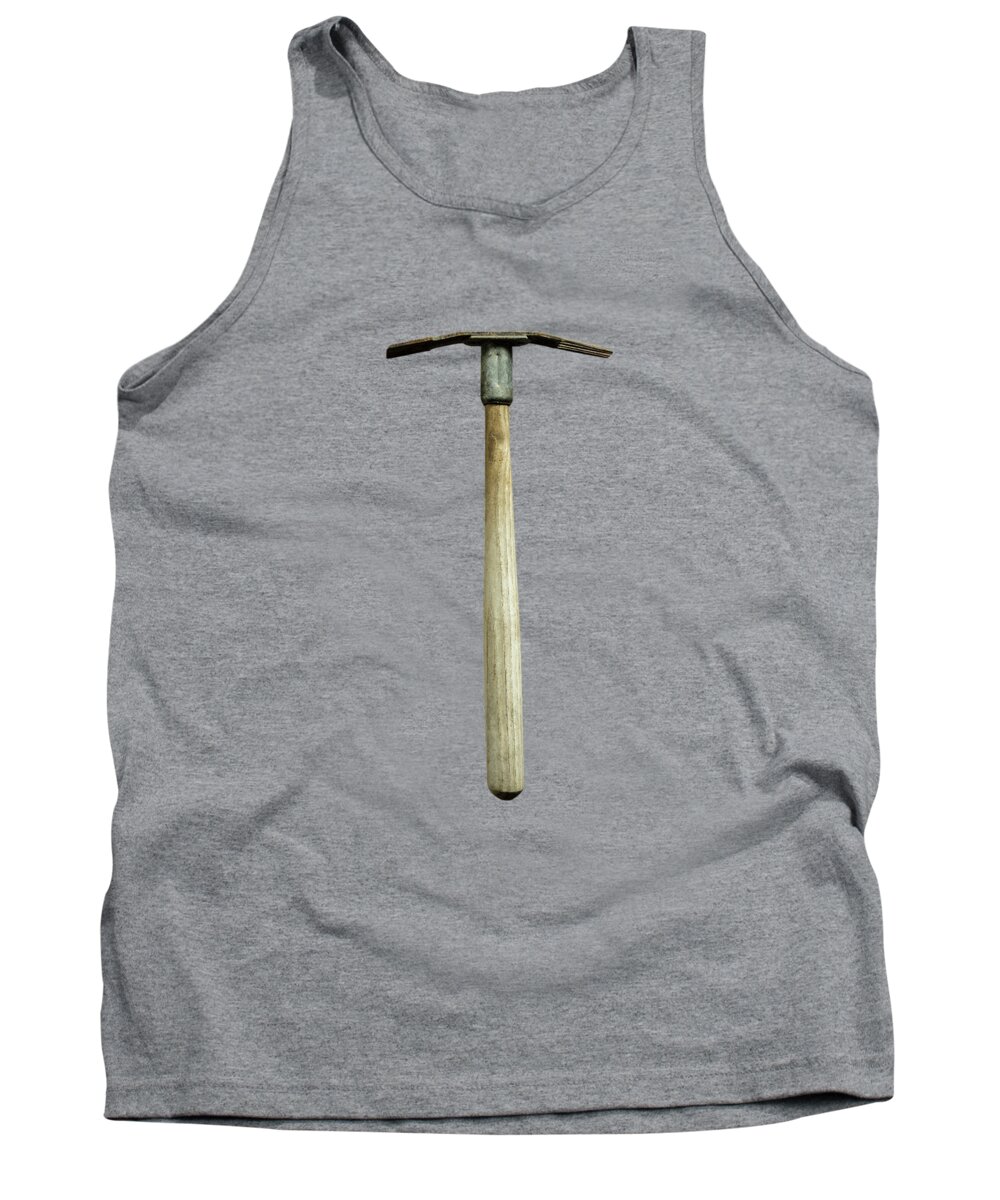 Art Tank Top featuring the photograph Tools On Wood 16 on BW by YoPedro