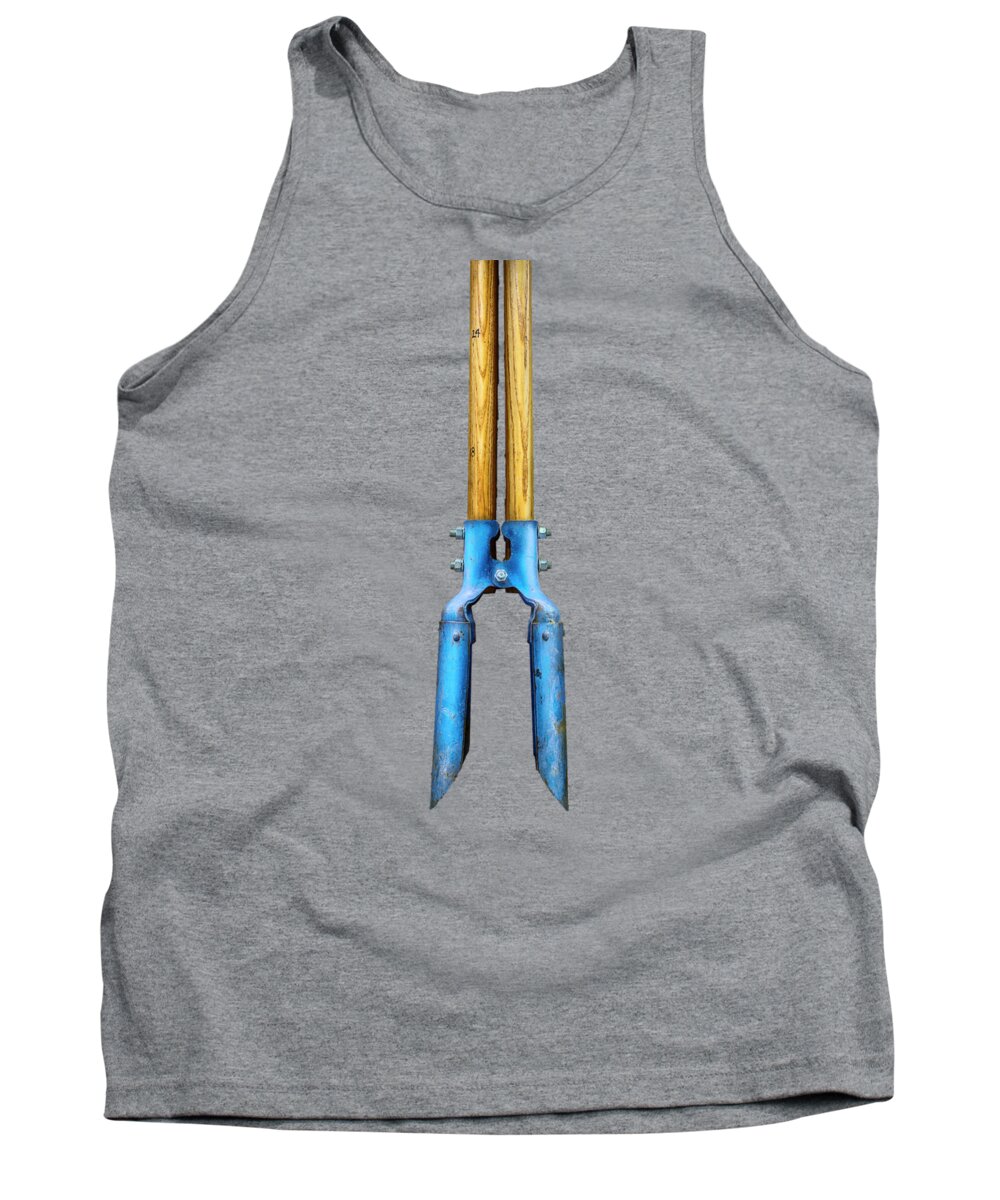 Art Tank Top featuring the photograph Tools On Wood 73 on BW by YoPedro