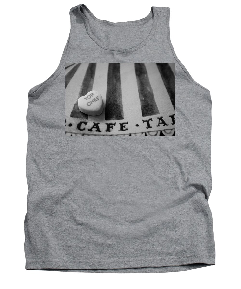 Candy Heart Tank Top featuring the photograph Top Chef Candy Heart by Toni Hopper