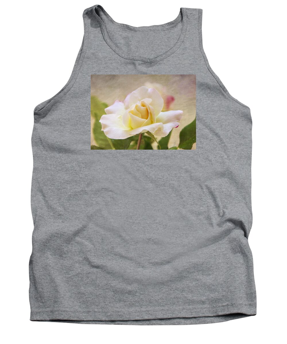 Rose Tank Top featuring the photograph Touch Of Pink by Cathy Kovarik