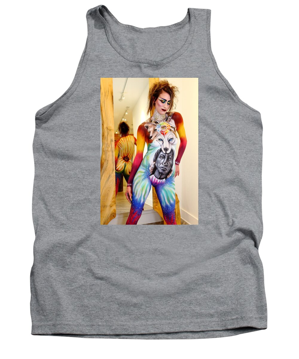 The Healthcare Gallery Tank Top featuring the photograph Triumphant II by Cully Firmin