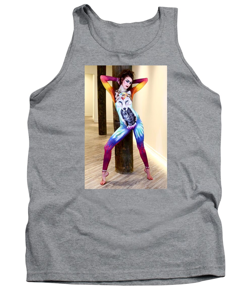 The Healthcare Gallery Tank Top featuring the photograph Triumphant 3 by Cully Firmin