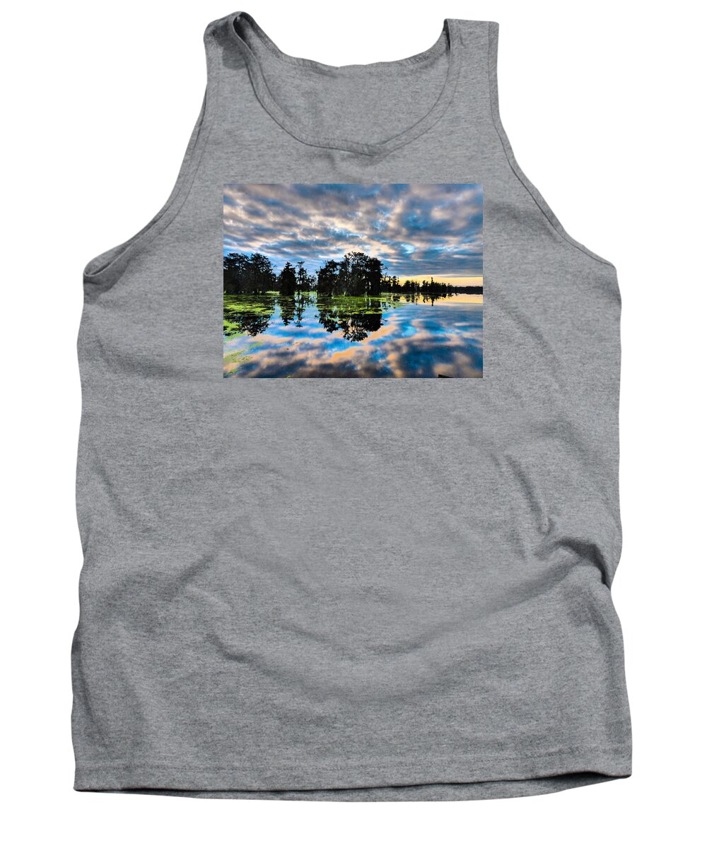 Orcinus Fotograffy Tank Top featuring the photograph Tumultuous Swamp by Kimo Fernandez