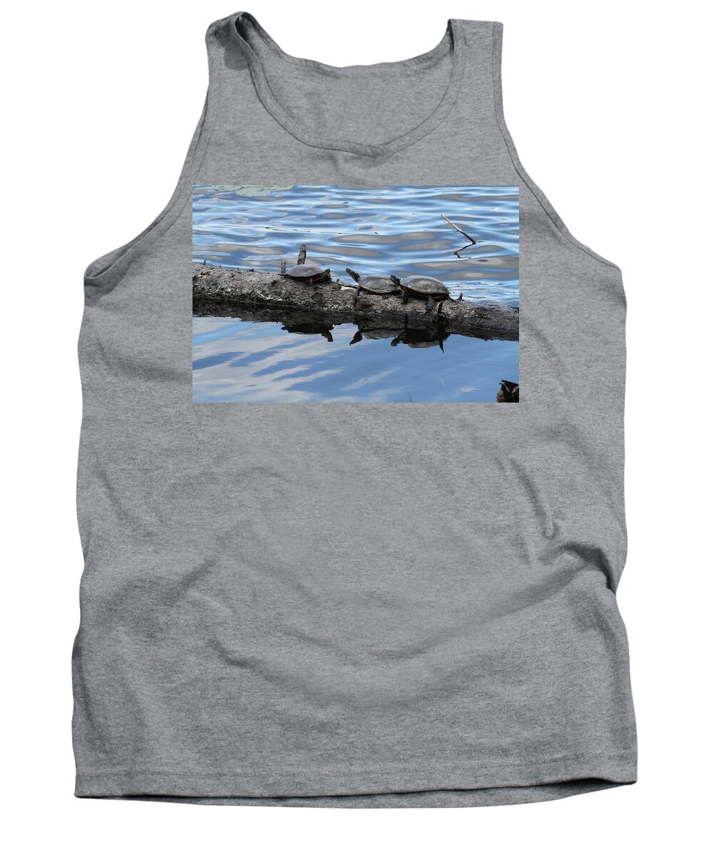 Turtles Tank Top featuring the photograph Turtles by Jackson Pearson