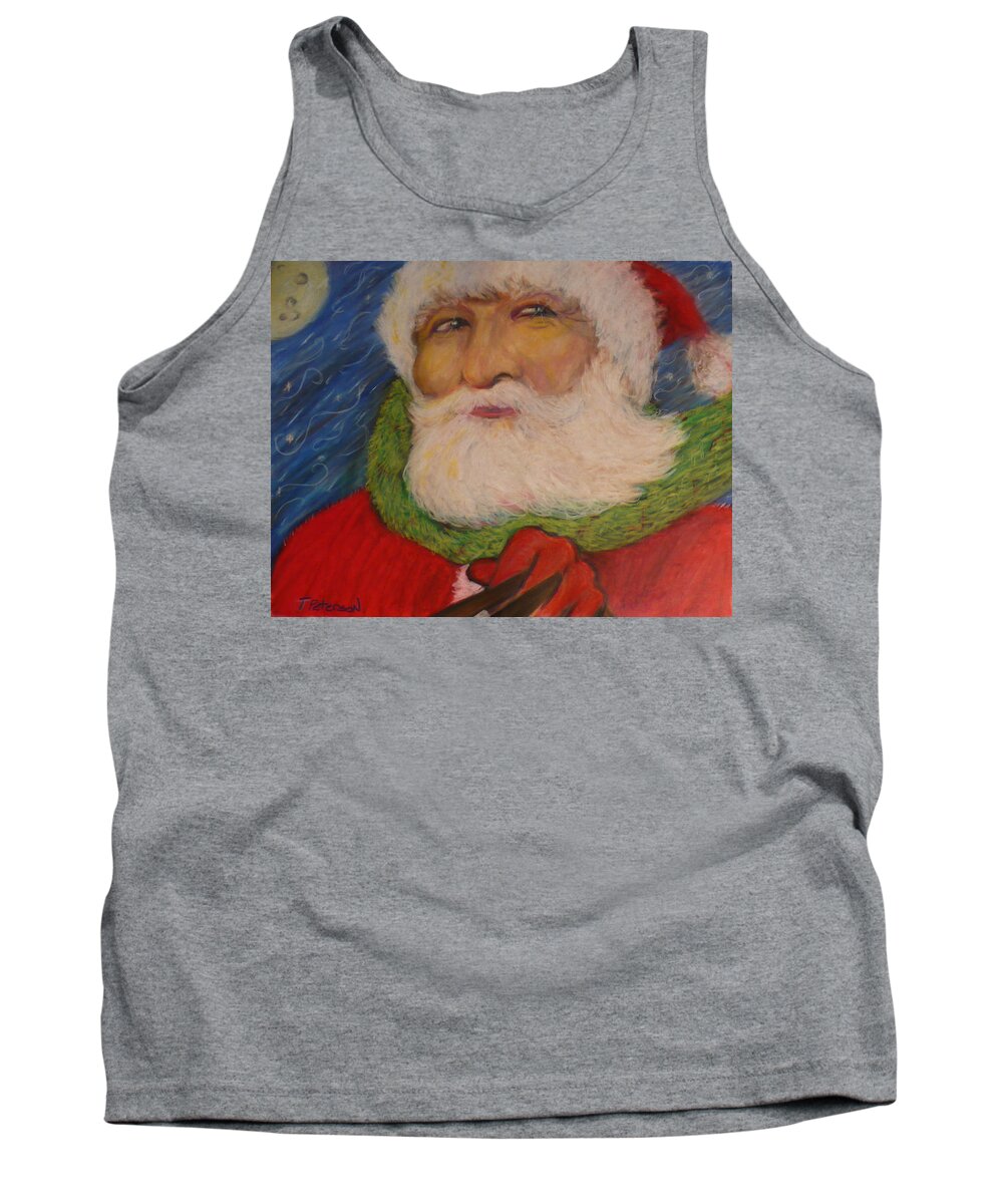 Painting Tank Top featuring the painting Twas the Night Before Christmas by Todd Peterson