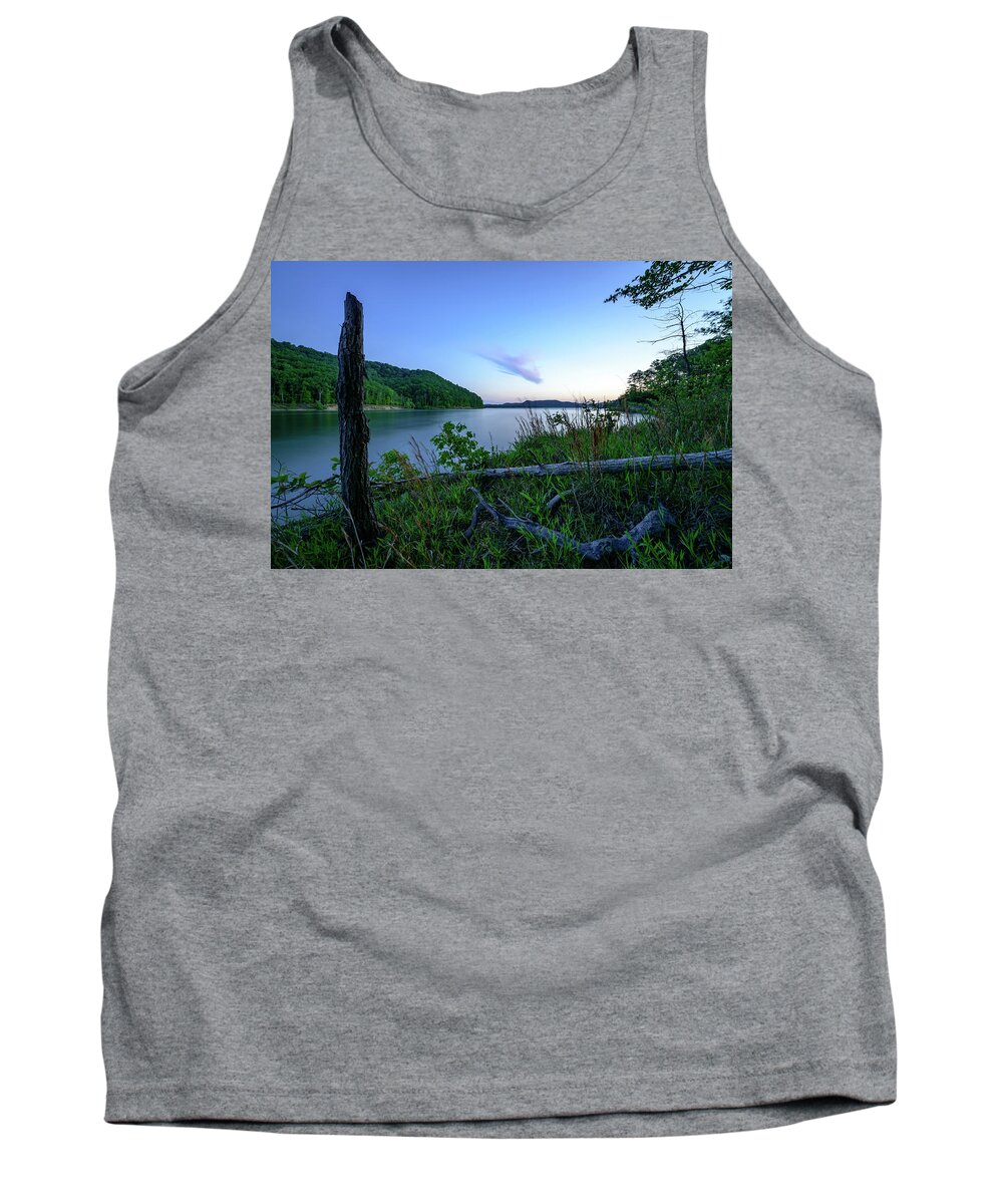 East Tank Top featuring the photograph Twilight On The Bay by Michael Scott