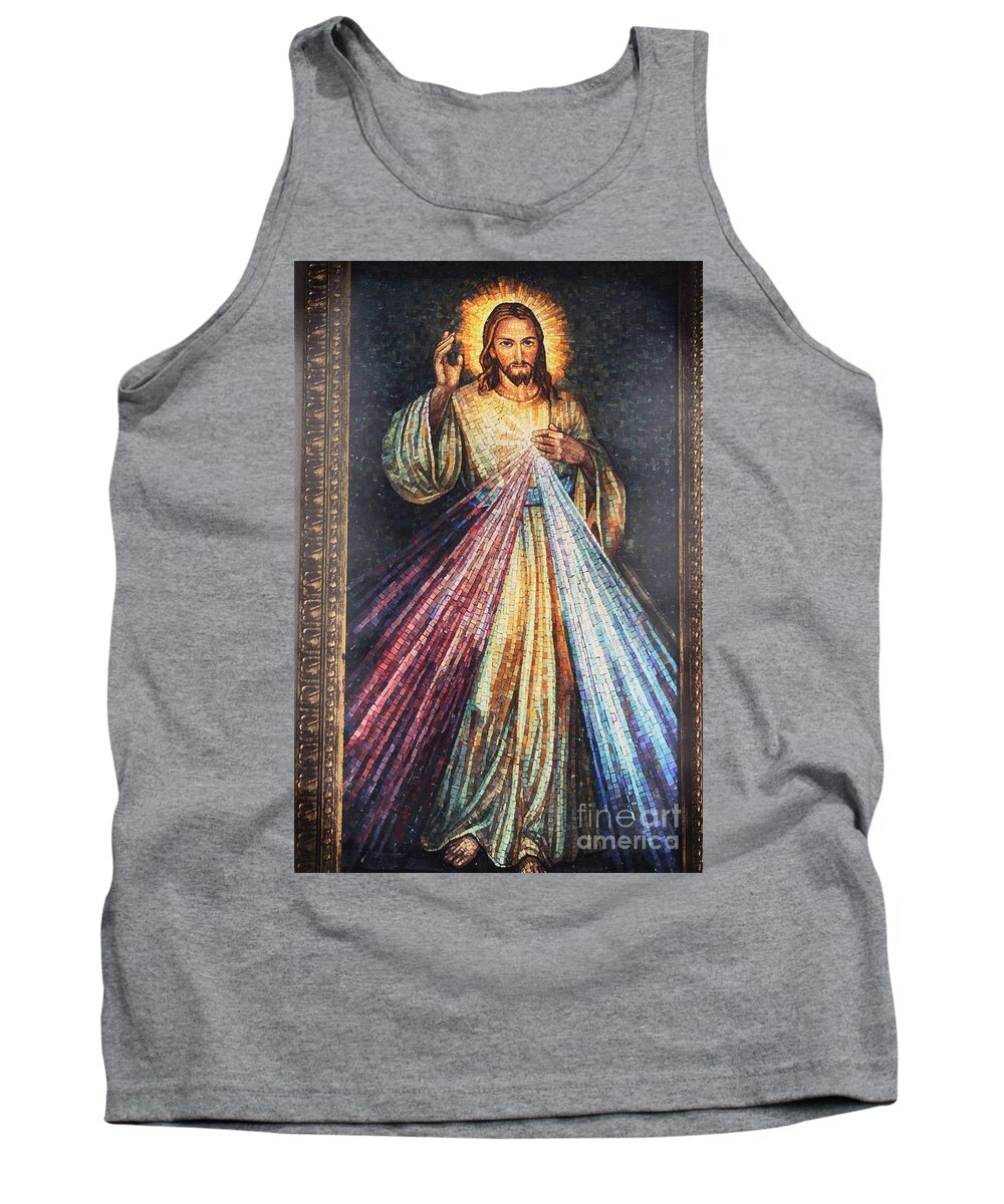 Divine Mercy Tank Top featuring the photograph Unfathomable Divine Mercy by Davy Cheng
