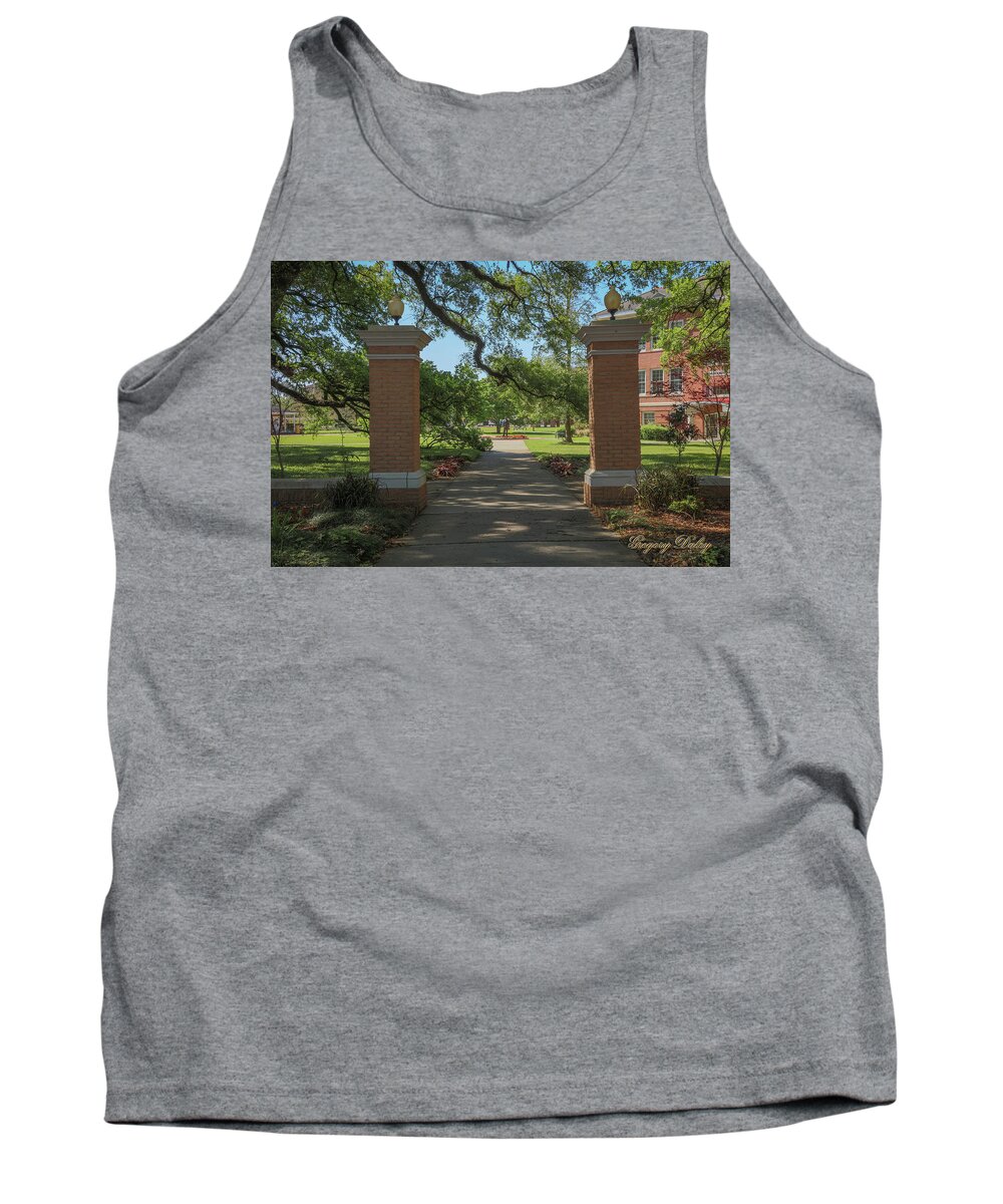 Ul Tank Top featuring the photograph University and Johnston Entrance by Gregory Daley MPSA