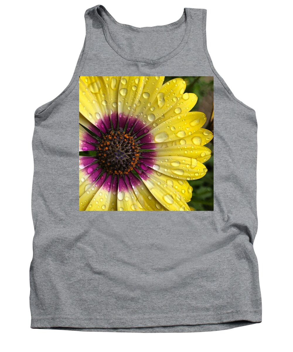 Drops Tank Top featuring the photograph Daisy Up Close by Brian Eberly