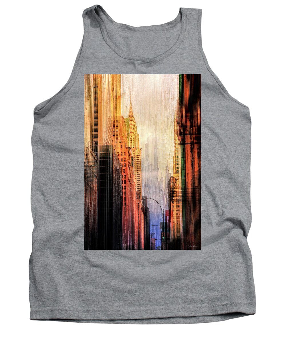 Urban Tank Top featuring the photograph Urban Abstract by John Rivera