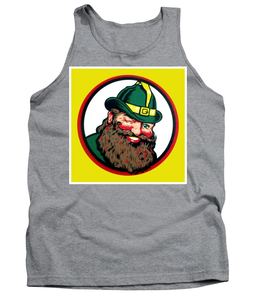 Vernors Tank Top featuring the digital art Vernors Ginger Ale - The Vernors Gnome by John Madison