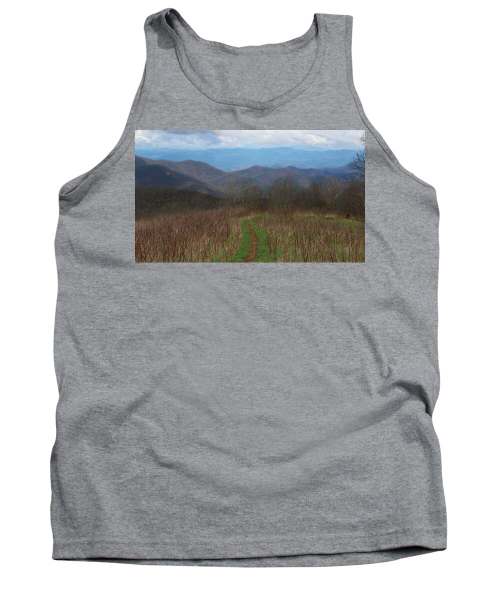 Nantahala National Forest Tank Top featuring the photograph View from Silers Bald 2015a by Cathy Lindsey