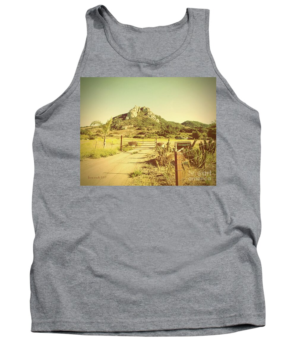 Vintage San Luis Obispo California Tank Top featuring the photograph Vintage San Luis Obispo California Seven Sisters by Artist and Photographer Laura Wrede