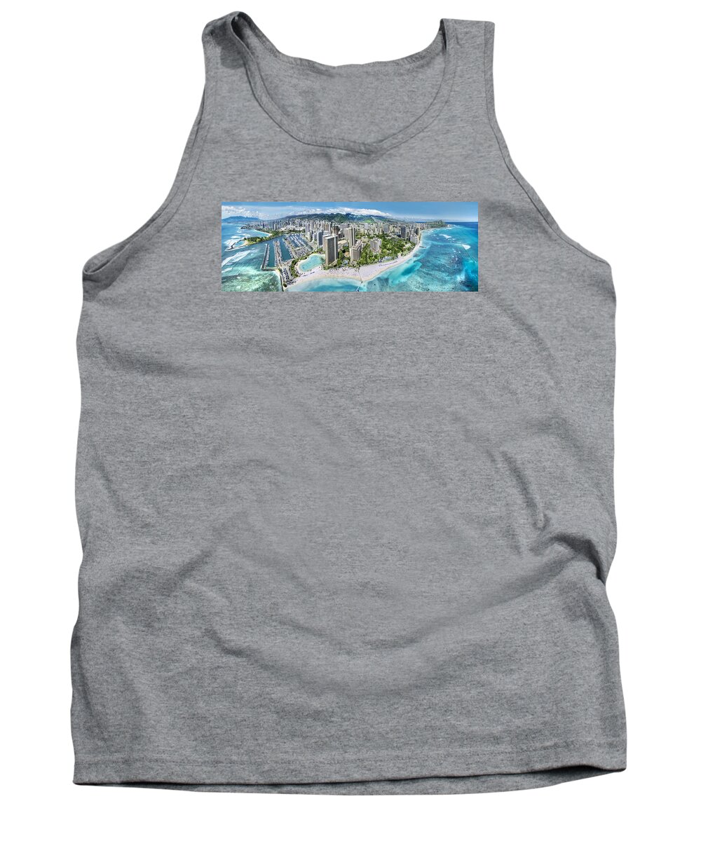 Waikiki Tank Top featuring the photograph Waikiki Wonderland by Sean Davey