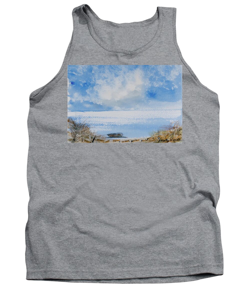Afternoon Tank Top featuring the painting Waiting for Sailor's Return by Dorothy Darden