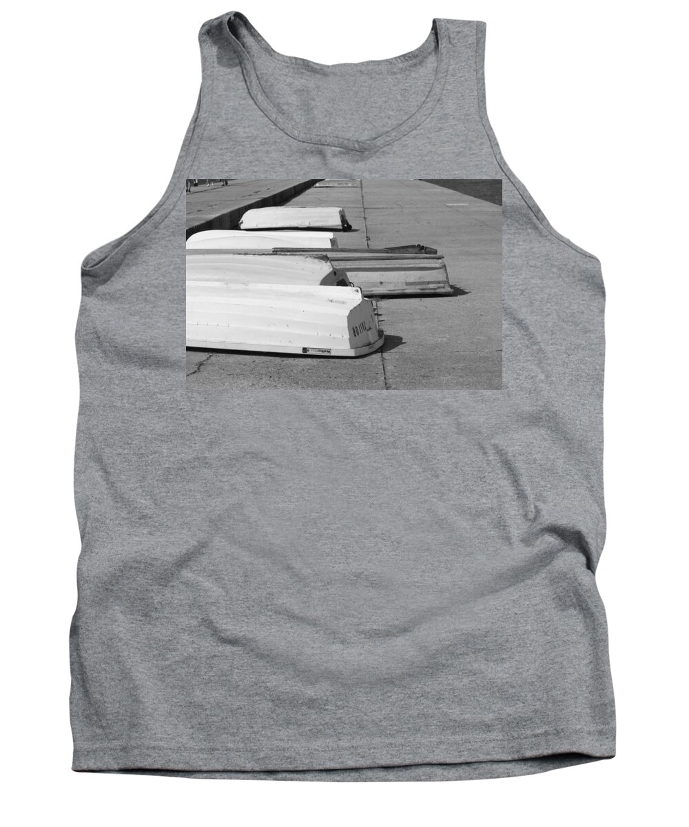Boat Tank Top featuring the photograph Waiting by Lauri Novak