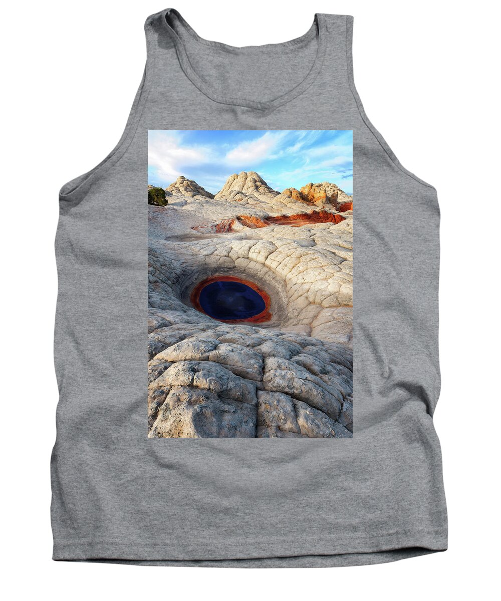 Abstract Tank Top featuring the photograph Waking the Dragon by Alex Mironyuk