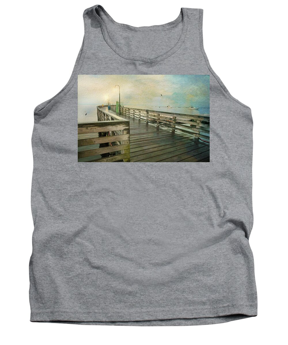 New York Landscape Tank Top featuring the photograph Walk on By by Diana Angstadt
