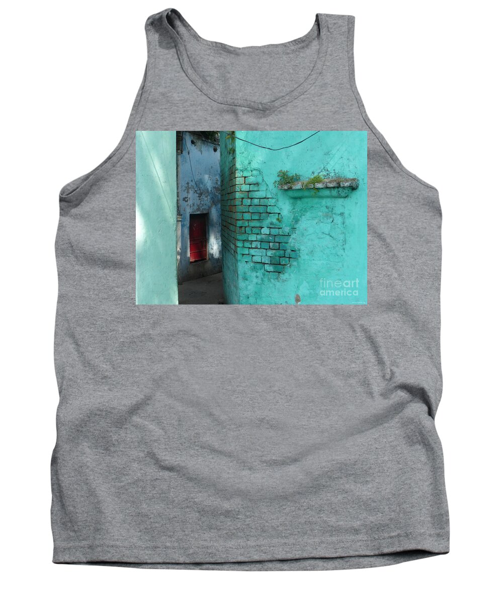Wal Tank Top featuring the photograph Walls by Jean luc Comperat