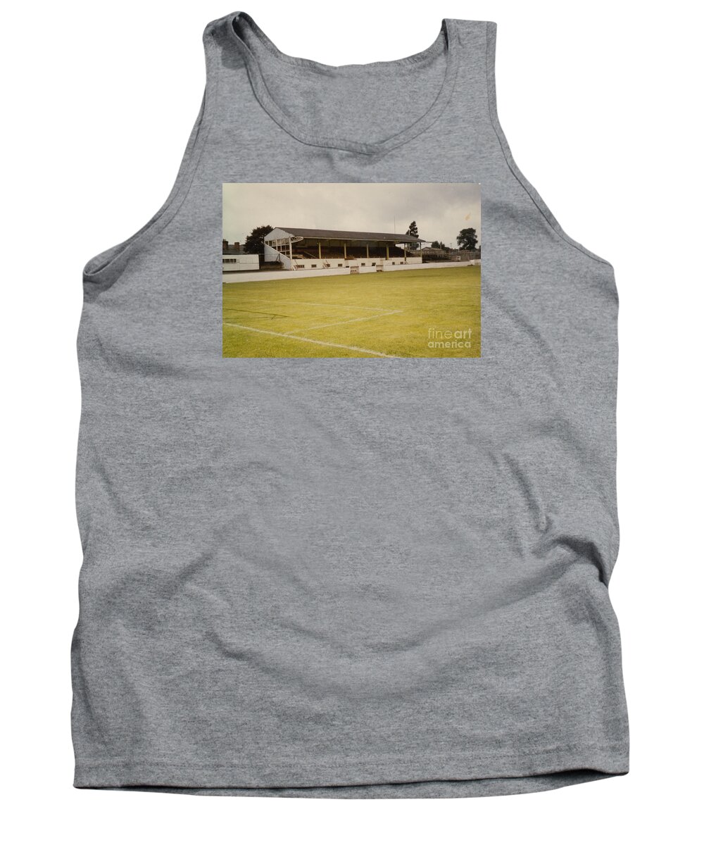  Tank Top featuring the photograph Walsall - Fellows Park - Main Stand 2 - 1970s by Legendary Football Grounds