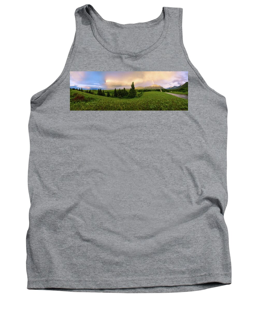 Warm The Soul Tank Top featuring the photograph Warm the Soul Panorama by Chad Dutson