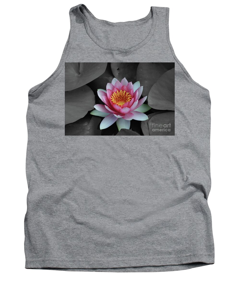 Flower Tank Top featuring the photograph Water Lily by Tony Baca
