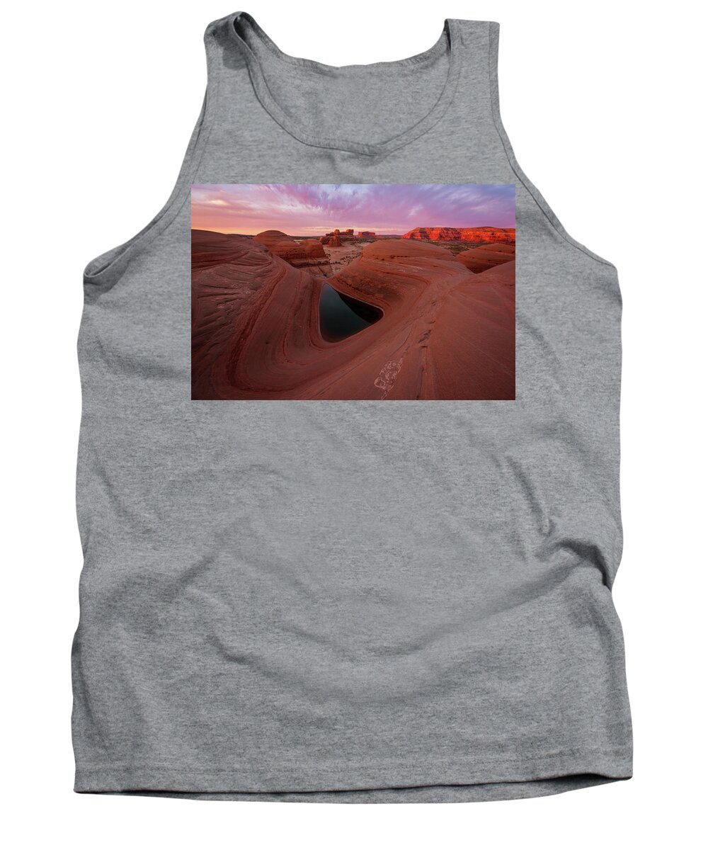 Moab Tank Top featuring the photograph Watercolor Morning by Dustin LeFevre