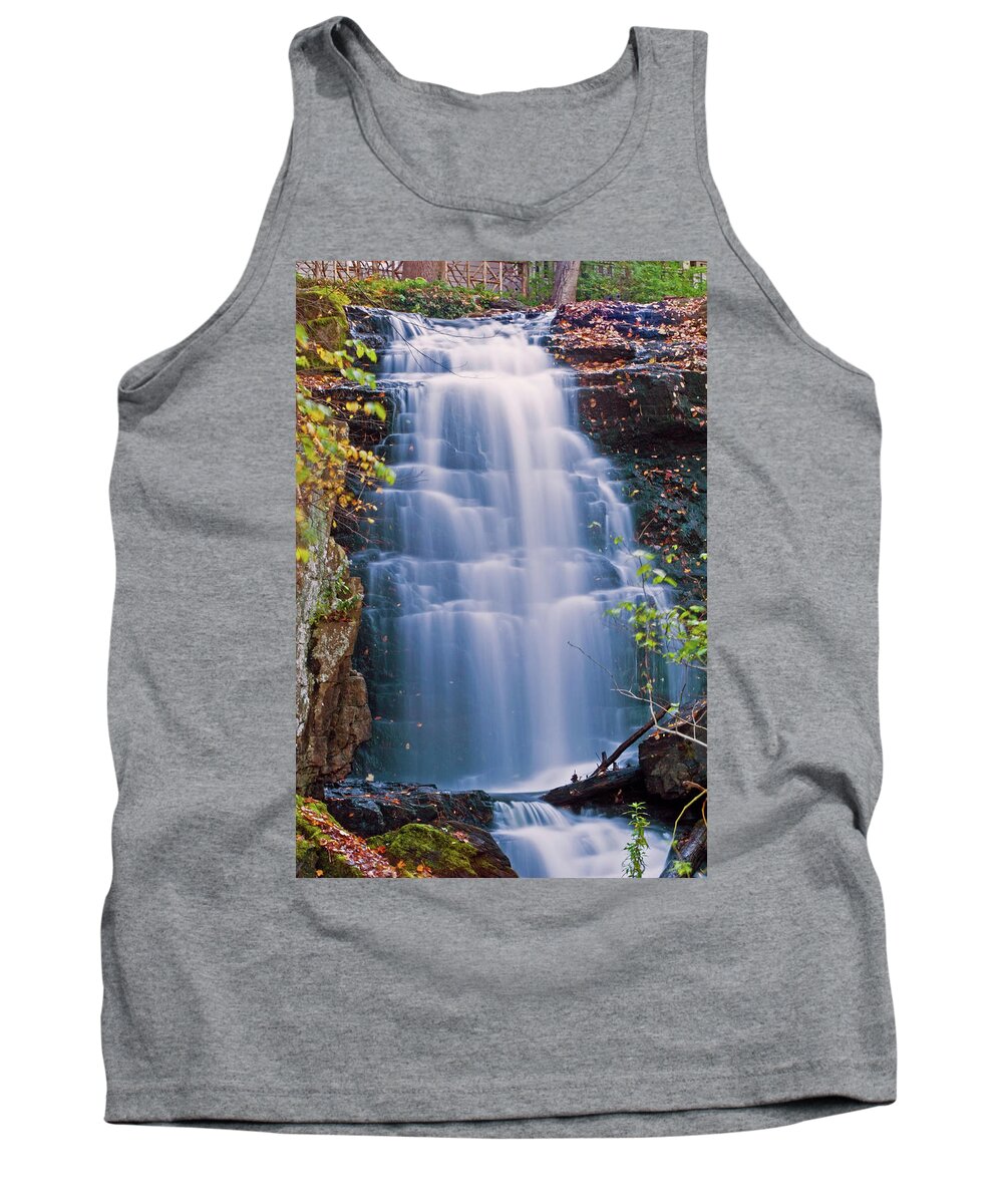 Waterfall Tank Top featuring the photograph Waterfall by David Freuthal
