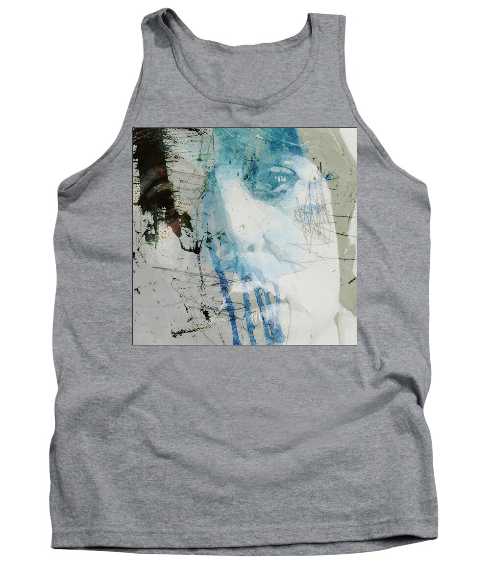 Paul Mccartney Tank Top featuring the mixed media Waterfall by Paul Lovering