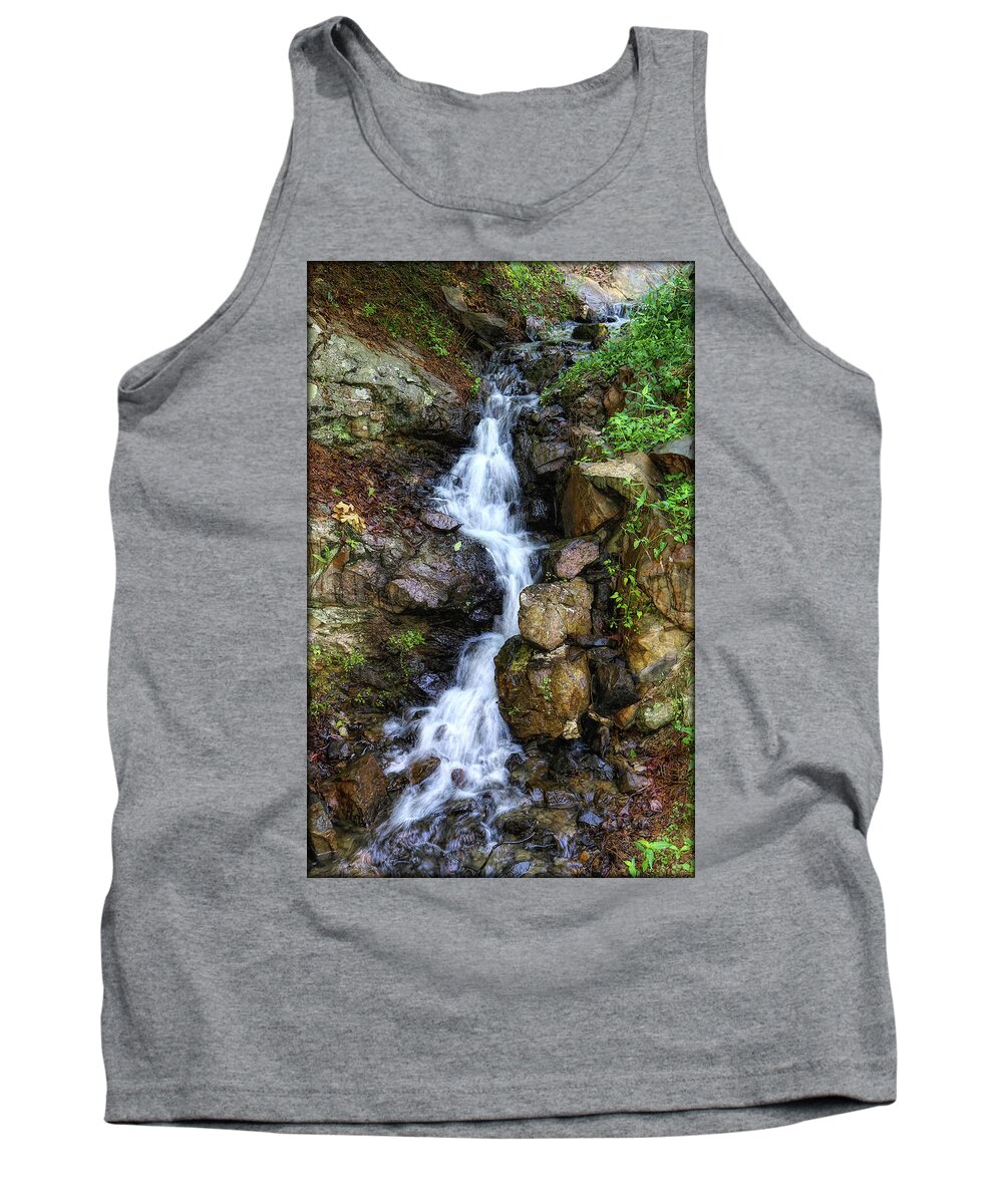 Water Tank Top featuring the photograph Waterfalls by Elaine Malott