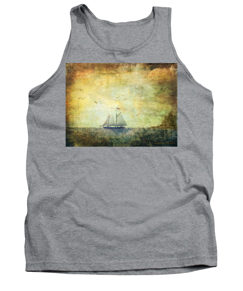 Sailing Tank Top featuring the photograph We Shall Not Cease by Lianne Schneider
