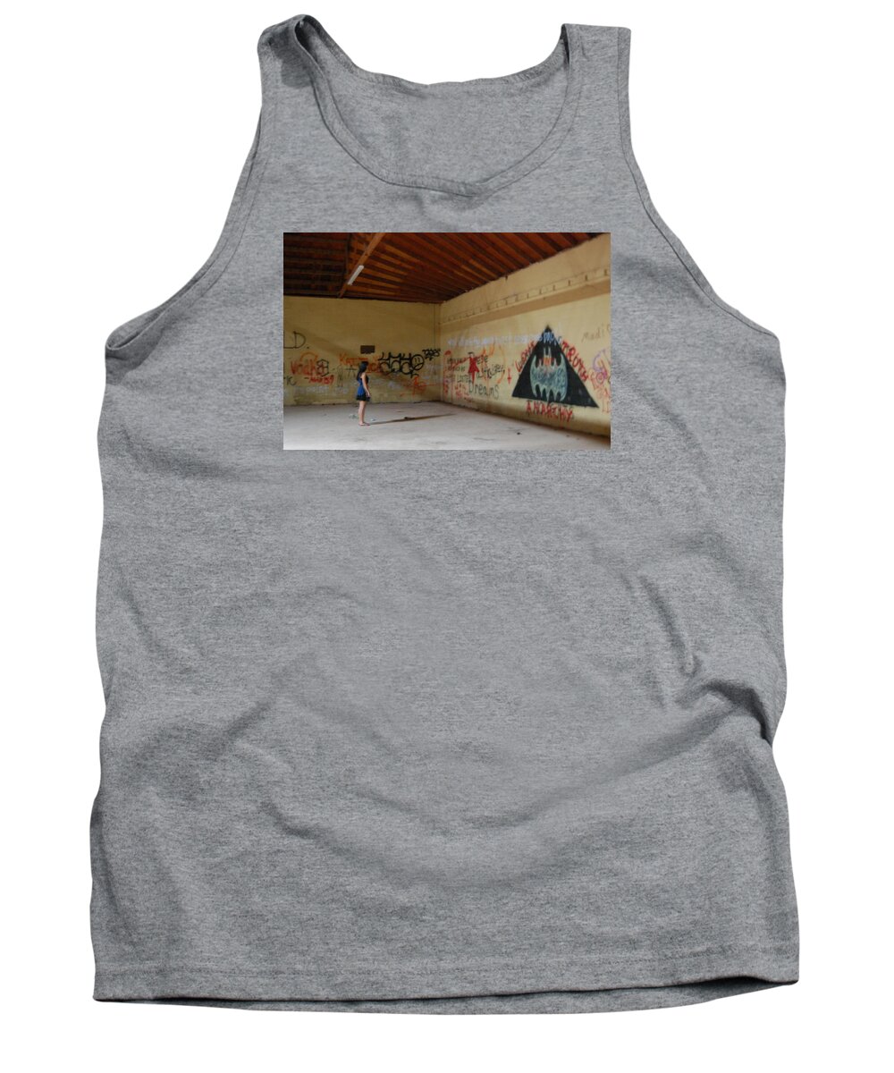 Potato Barn Tank Top featuring the photograph Wear house by Katelyn Welch