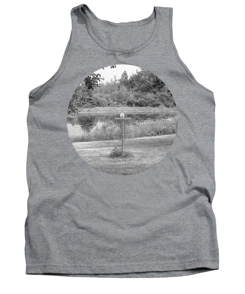 Disc Golf Tank Top featuring the photograph Wessel Pines Disc Golf Course by Phil Perkins
