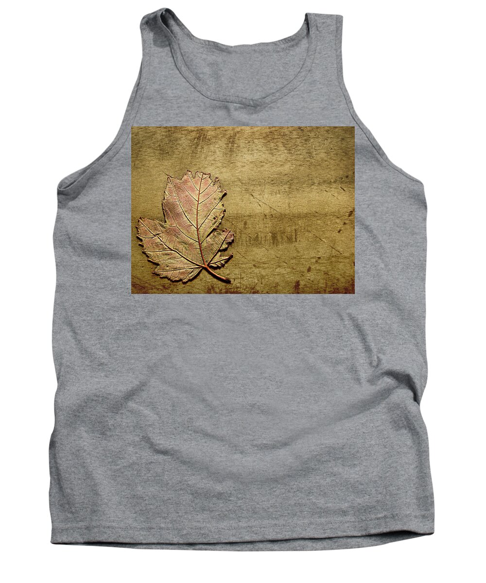 Autumn Tank Top featuring the photograph ...While You Fall Apart by Dana DiPasquale
