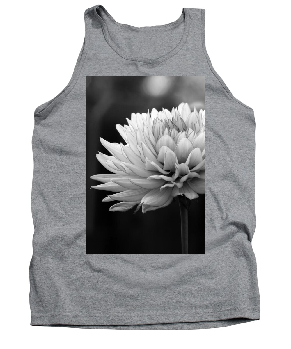 Flower Tank Top featuring the photograph White Flames by Thomas Pipia