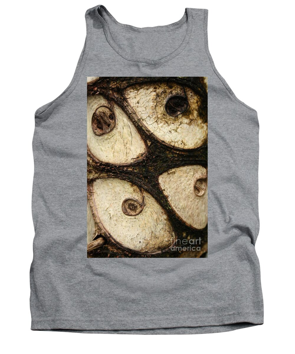 Hawaiian Tropical Plants Tank Top featuring the photograph White Tropical Eyes by Jennifer Bright Burr