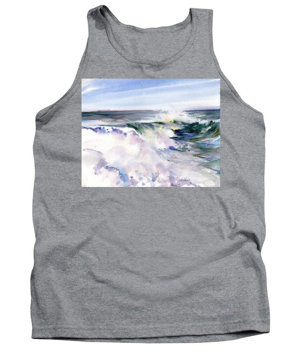 Visco Tank Top featuring the painting White Water by P Anthony Visco